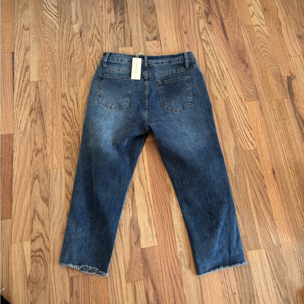 Luvamia Jeans Blue Denim Stretch M NWT - Picture 3 of 4